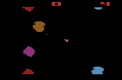 Atari 2600 - Asteroids - Temos Outros Jogos !