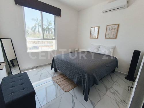 Departamento 3 Rec Amueblado En Renta En La Selva, Playa Del Carmen P4385