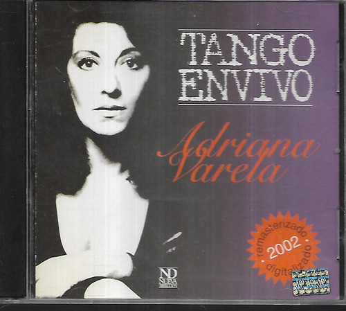 Adriana Varela Album Tango En Vivo Sello Universal Cd 
