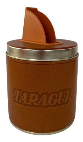 Yerbera Taragüi Cuero Marrón Chica