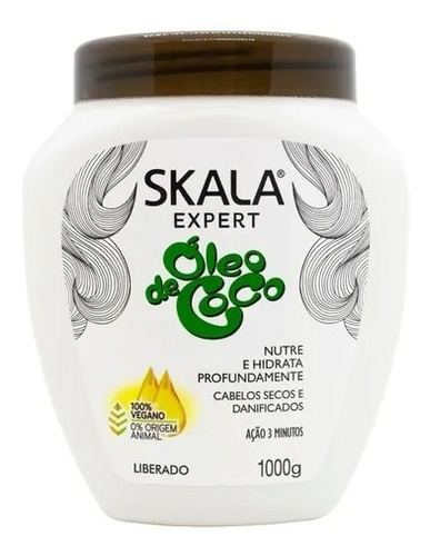 Crema de Tratamiento Skala Óleo de Coco Pote 1kg