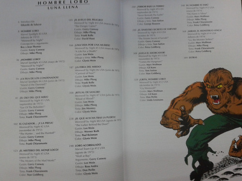 Imagen 2 de 7 de Hombre Lobo * Luna Llena * Conway Wolfman Kane Wein * Panini
