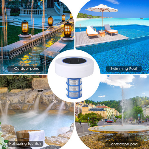 Purificador De Piscina, Procesador Ionizador Solar Para Pisc