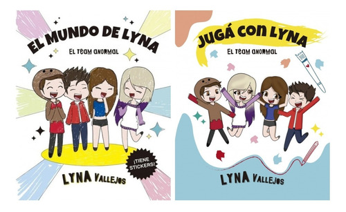 Pack Mundo + Juga - Lyna Vallejos - Team Anormal - 2 Libros 