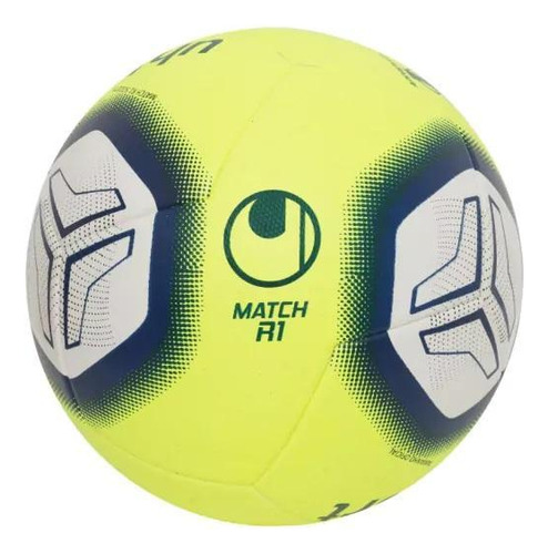 Bola Society Uhlsport Match R1 Amarelo/azul