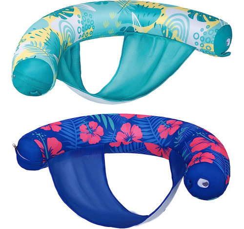 Sloosh Sillas Flotantes Inflables De Piscina, 2 Paquetes De 