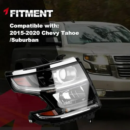 Conjunto De Faro Hid Yeherit Para Chevy Tahoe-suburban