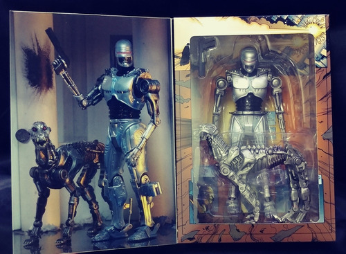 Figura De Robocop Vs Terminator (endocop & Terminator Dog). 