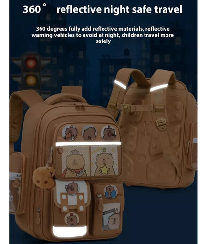 Mochila Escolar De Capibara Para Capibara