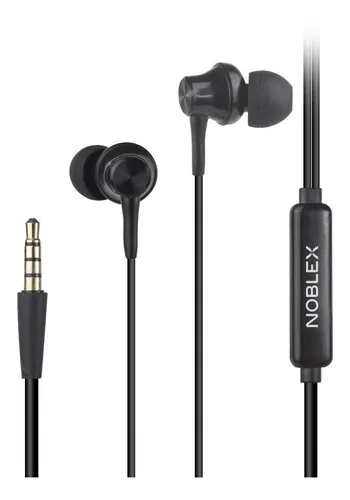 Auriculares In Ear Noblex Hp05BP Con Cable Micrófono