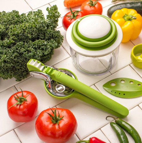 Imagen 10 de 10 de Picadora De Alimentos Manual Chef'n Veggichop (rúcula)