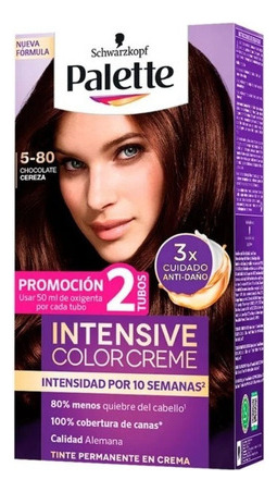  Tinte Palette Doble Tubo Schwar - mL a $112 Tono 5-80 Chocolate cereza