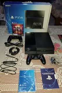 Ps4+2 Mandos V2+headset(nuevo)+outriders(juego)+cables+caja+