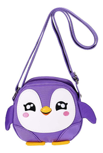 Bolso Bandolera Penguin Kawaii Para Niñas Con Bonitos Animal