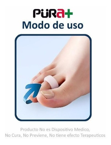 Plantillas Ortopedicas Dedo Garra Pie Pura+ (1 Par)