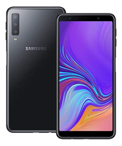 Samsung Galaxy A7 (2018) Dual SIM 64 GB preto 4 GB RAM - Aceitável (Recondicionado)