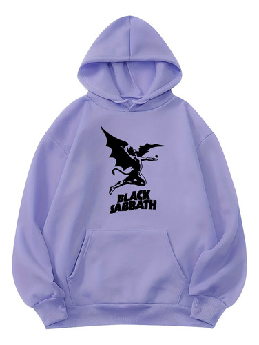 Sudadera C Capucha Black Sabbath Rock 90s Nirvana Metallica