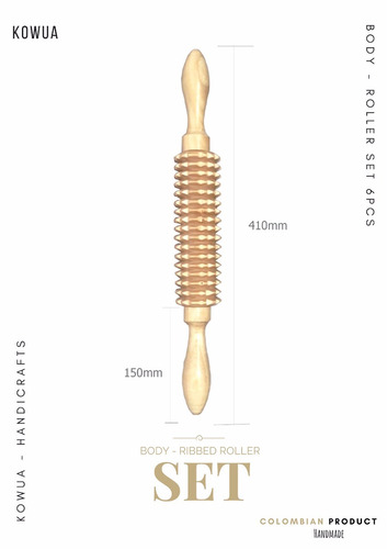 Rodillo Masajeador,maderoterapia, Masaje Corporal,masajes