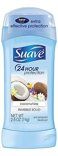 Desodorante En Barra Suave Coco Kiss Para Mujer 2.6 Oz