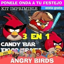 Comprar Kit Imprimible Angry Birds Angry Birds Space Y Star Wars