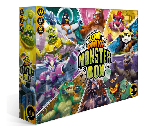 Juego De Mesa  King Of Tokyo Monster Box,  De Estrat Fr80jm