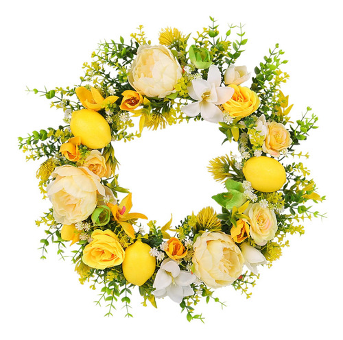 Guirnalda De Peonías Y Artificial De 45cm, Decoración De