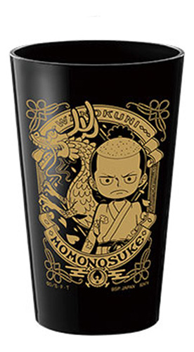 Vaso Plastico One Piece Momonosuke Dorado Onigashima Bandai