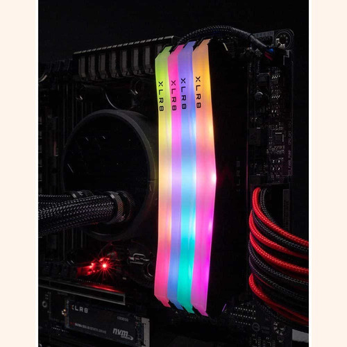 Imagem 2 de 2 de Memória Ram Xrl8 Gamer Rgb Pny 16gb 3200mhz Ddr4