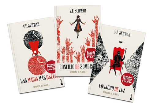 Pack V. E. Schwab - Trilogía Sombras De Magia