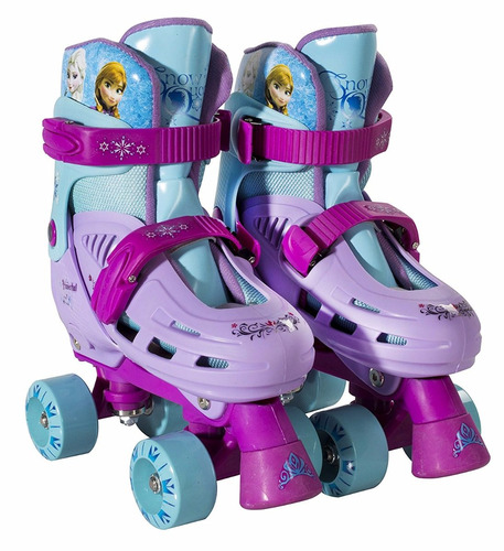 Patines Niña Disney Frozen Originales 4 Ruedas Ajustables