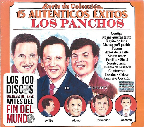 Los Panchos - 15 Auténticos Éxitos (1 Cd Digipak)