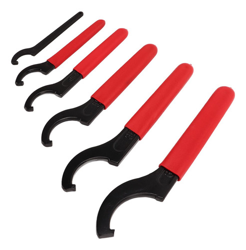 Llave Enrollable, 6 Unidades, Llave De Ajuste En Forma De C