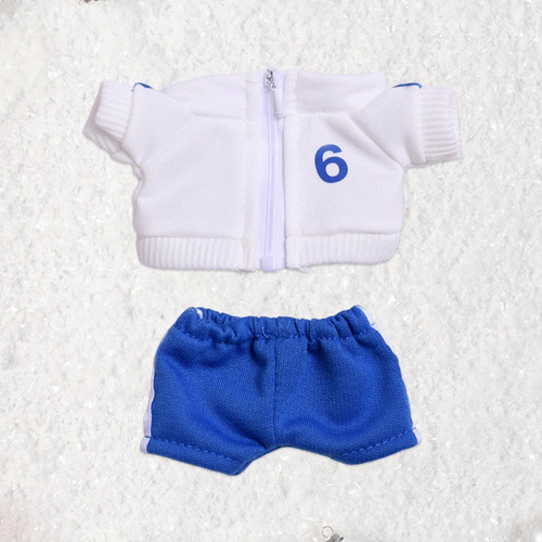Ropa De Muñeca Con Figura De Peluche, Pantalón Azul