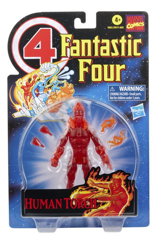 Boneco de ação Hasbro Fantastic 4 Human Torch - 15 cm