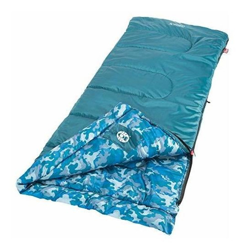 Coleman Kids 45f Sleeping Bag, Comfortable Camping U9tgu