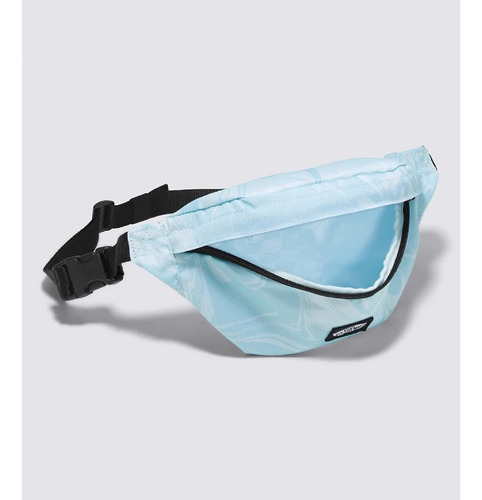 Cangurera Pechera Vans Traveler Fan Color Celeste Diseño De La Tela Liso