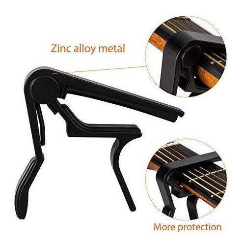 Cejilla Guitarra Para Acustica Electrica 6 Cuerda Bajo
