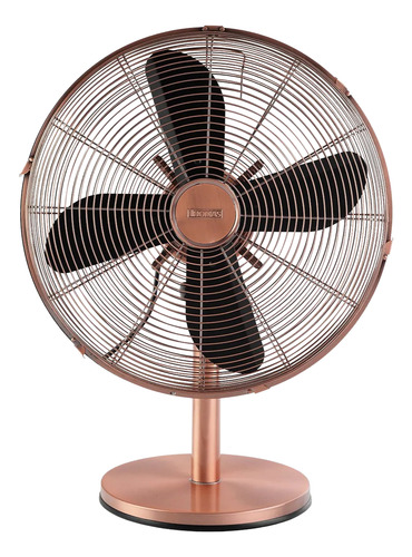 Ventilador Thomas Th-12cm Cobre Mesa 3 Velocidades 4 Aspas