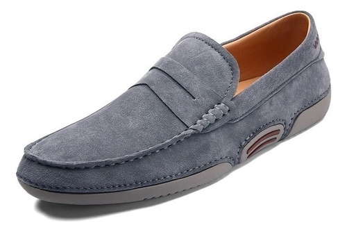 Hombres Moda Casual Zapatos De Cuero Mocasines Oficina Boda