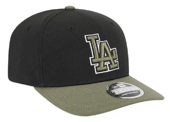 Bone New Era 970 Aba Curva Los Angeles Dodgers 60834155 Preto Un