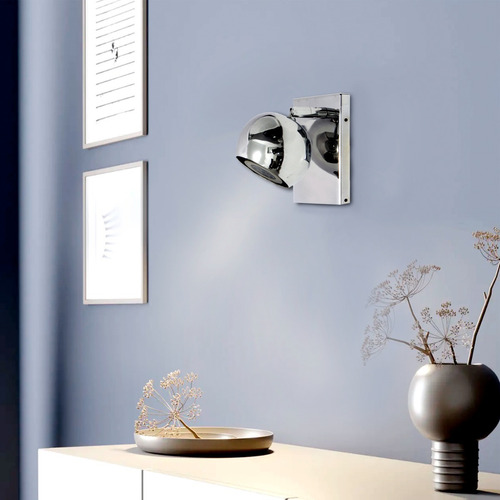 Imagen 5 de 10 de Aplique De Pared Baño Blanco Living Bocha Led Gu10
