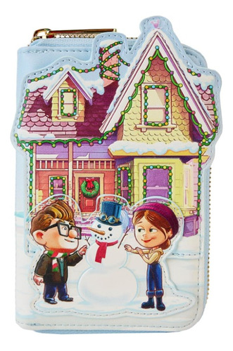 Loungefly Disney Pixar Up Holiday Cartera Carl Y Ellie 