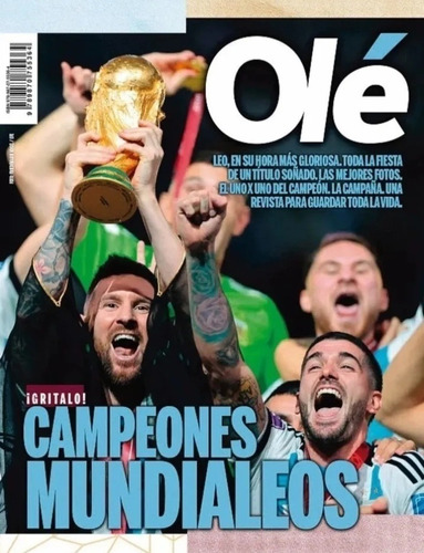 Revista De Fútbol Olé Especial Argentina Campeones Del Mundo