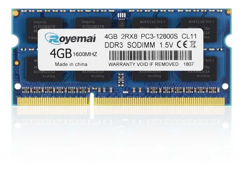 Memoria Ram 4gb Ddr3 1600mhz Pc3-12800 Sodimm Duomeiqi A