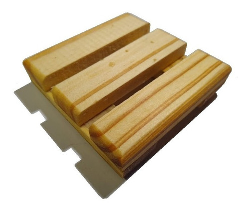 12 Jabonera Shampoo Solido Madera Tratada Curada 9cm X 9cm