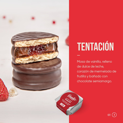 Alfajores Guolis Mix Corazón De Frutas Línea Tienda X12 U.