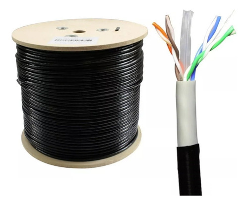 Cable De Red Exterior Utp Cat 6 - 100% Cobre - 305m