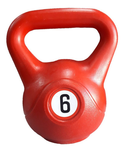 Imagen 1 de 1 de Pesa Rusa Kettlebell 6 Kg Funcional Crossfit Fitness
