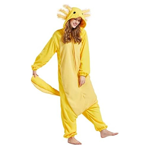 Onesie Unisex De Axolote Adultos, Disfraz De Halloween ...