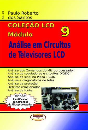 Livro Coleção Lcd. Análise Em Circuitos De Tvs. Lcd Vol.09 C/identificador De Comandos